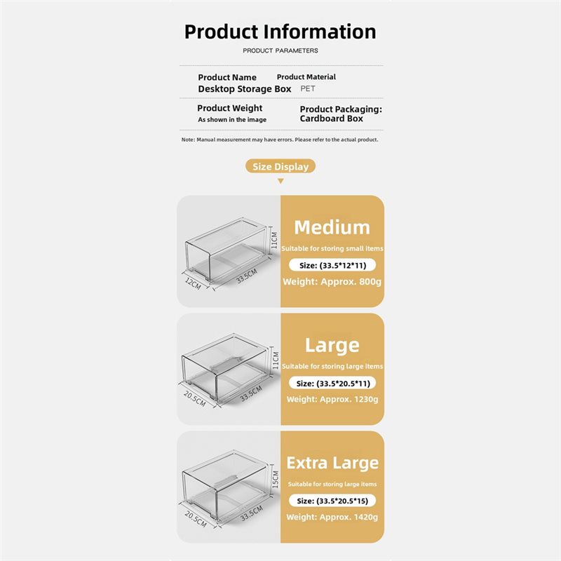 Face Mask Storage Box - [B17B!] Scatola portaoggetti estraibile multifunzionale per