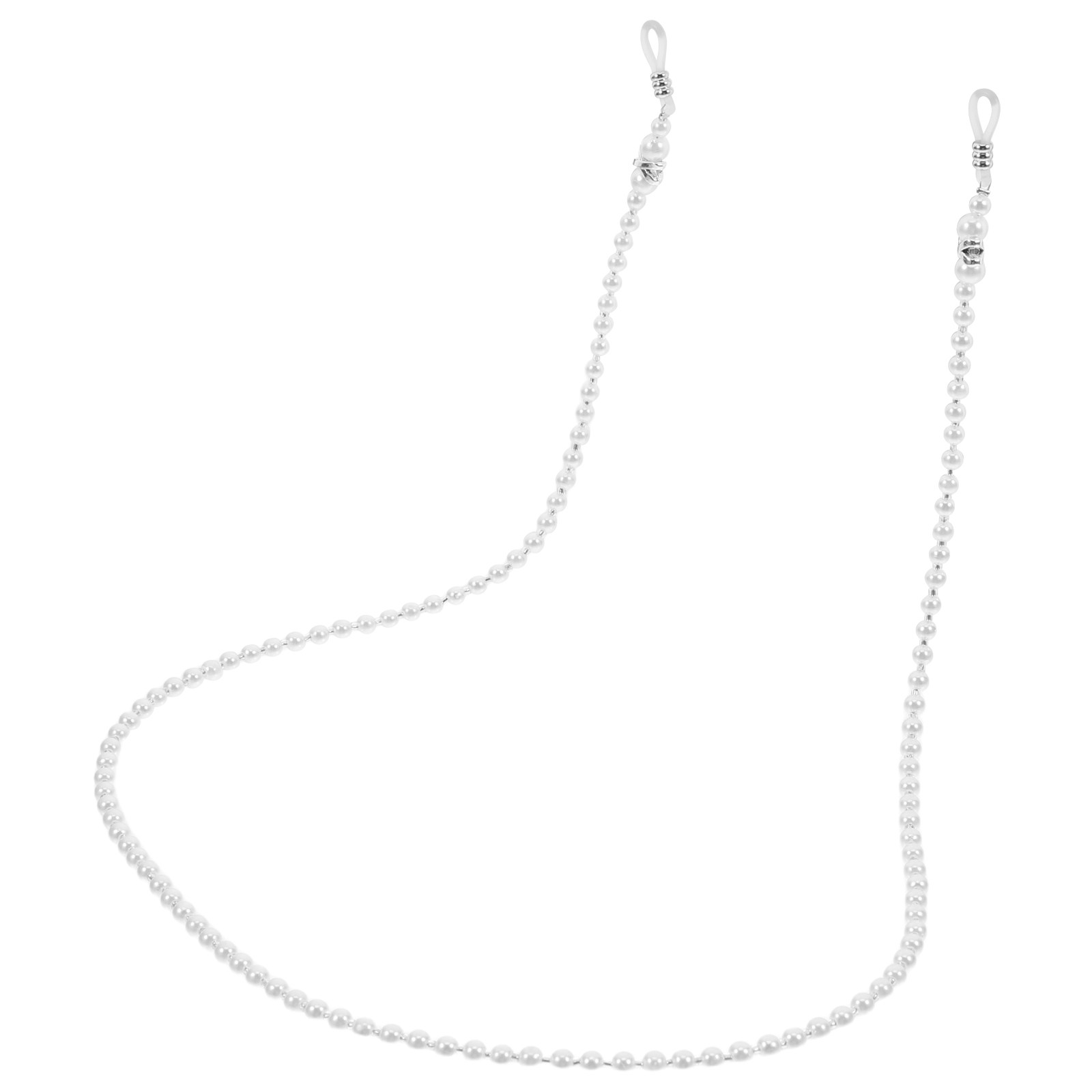 Mask Chain Holder - Catena per Occhiali con Perle, Elegante