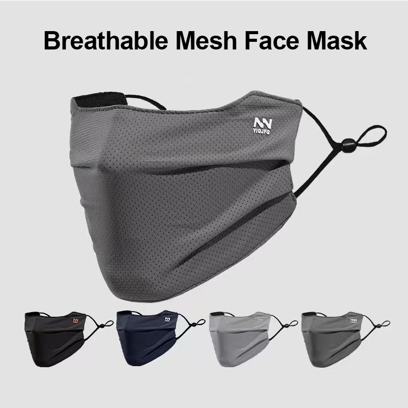 Cloth Face Mask Washable - Maschera Solare per Uomo, Traspirante in
