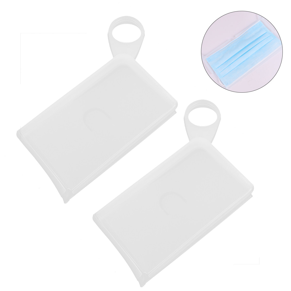 2 pezzi di scatola porta masch - Face Mask Storage Box recensione e prezzo